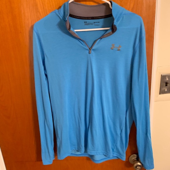 Under Armour Baby Blue Half Zip - Picture 2 of 6